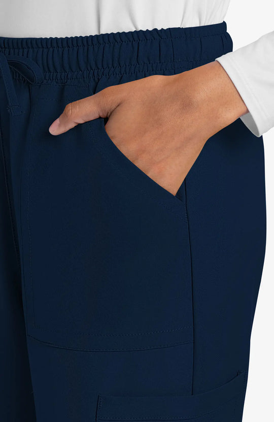 Cherokee Scrubs Women's Straight Leg Trouser Pant Navy | scrub-supply.com