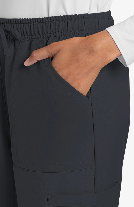 Cherokee Scrubs Women's Straight Leg Trouser Pant Pewter | scrub-supply.com