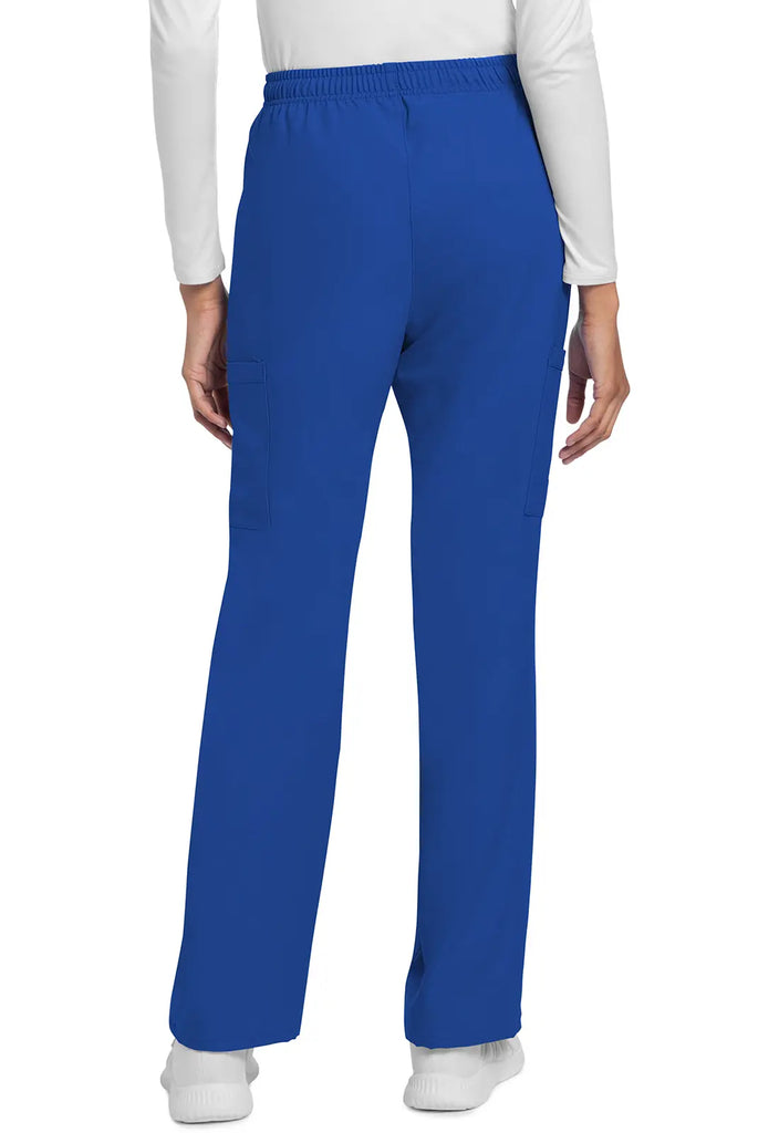 Cherokee Scrubs Women's Straight Leg Trouser Pant Royal Blue | scrub-supply.com