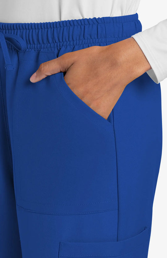 Cherokee Scrubs Women's Straight Leg Trouser Pant Royal Blue | scrub-supply.com