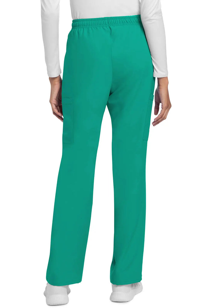 Cherokee Scrubs Women's Straight Leg Trouser Pant Teal | scrub-supply.com