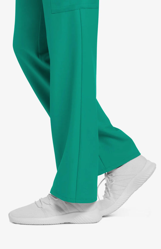 Cherokee Scrubs Women's Straight Leg Trouser Pant Teal | scrub-supply.com