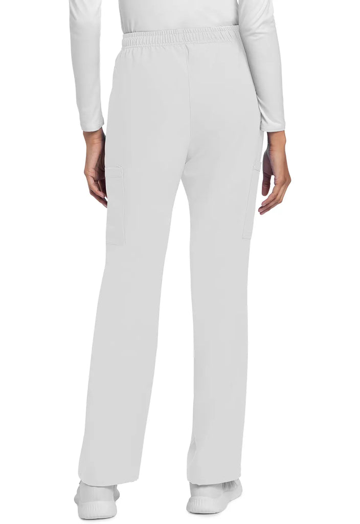 Cherokee Scrubs Women's Straight Leg Trouser Pant White | scrub-supply.com
