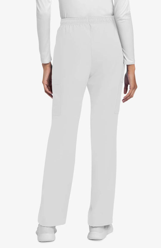 Cherokee Scrubs Women's Straight Leg Trouser Pant White | scrub-supply.com