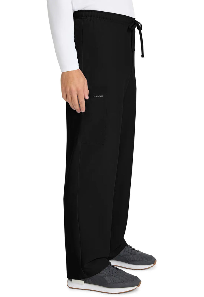 Cherokee Scrubs Unisex Drawstring Straight Leg Pant Black | scrub-supply.com