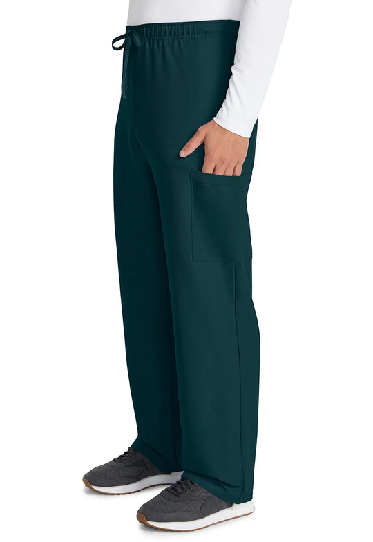 Cherokee Scrubs Unisex Drawstring Straight Leg Pant Caribbean Blue | scrub-supply.com