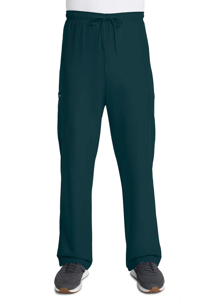 Cherokee Scrubs Unisex Drawstring Straight Leg Pant Caribbean Blue | scrub-supply.com