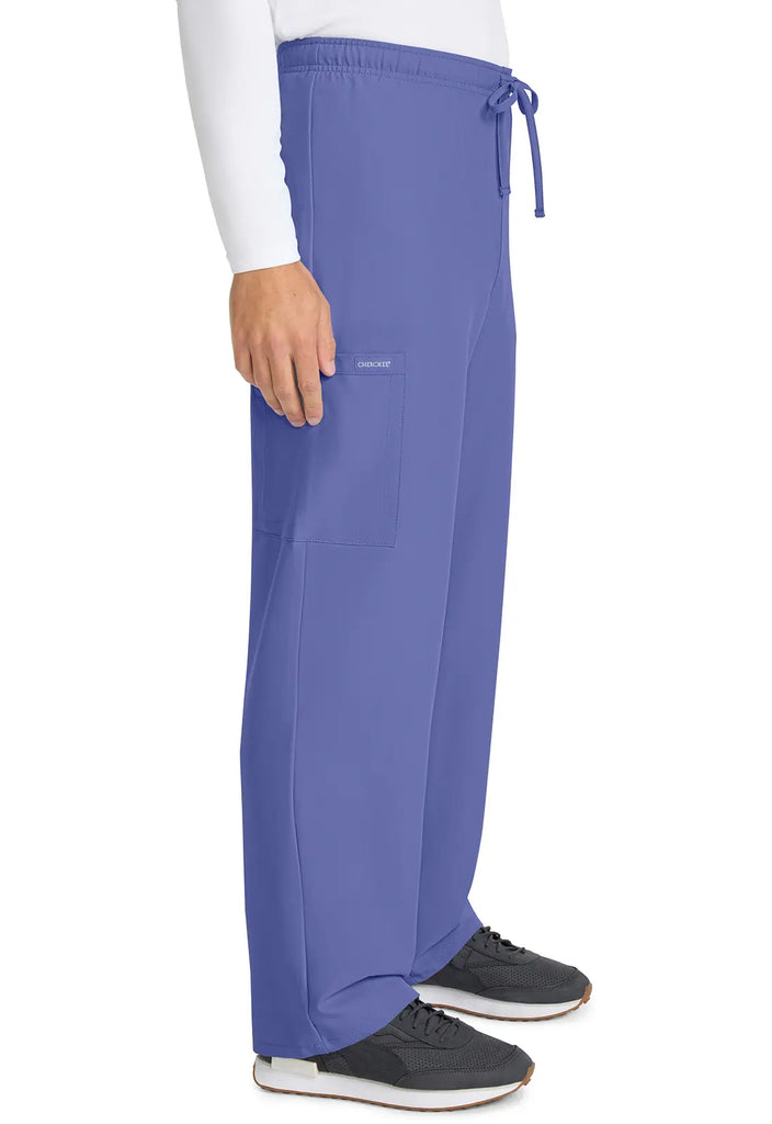 Cherokee Scrubs Unisex Drawstring Straight Leg Pant Ceil Blue | scrub-supply.com