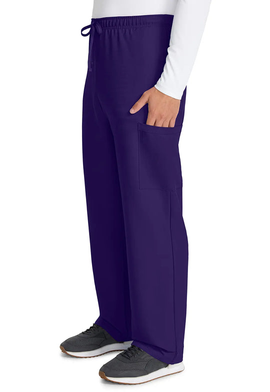 Cherokee Scrubs Unisex Drawstring Straight Leg Pant Grape | scrub-supply.com