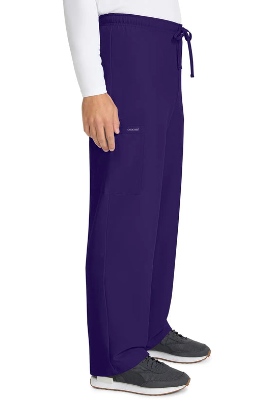 Cherokee Scrubs Unisex Drawstring Straight Leg Pant Grape | scrub-supply.com