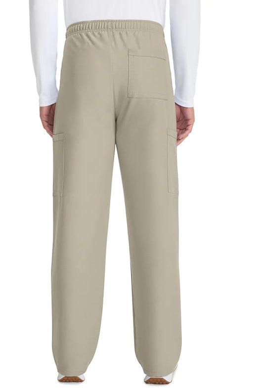 Cherokee Scrubs Unisex Drawstring Straight Leg Pant Khaki | scrub-supply.com