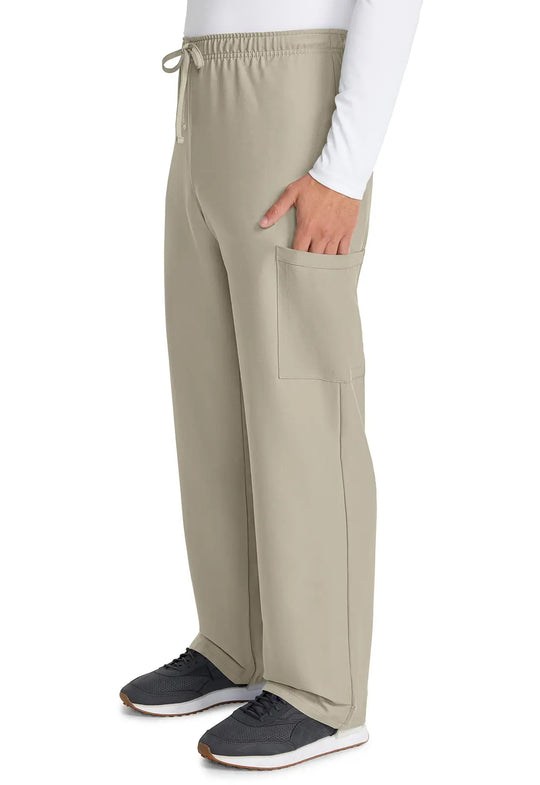 Cherokee Scrubs Unisex Drawstring Straight Leg Pant Khaki | scrub-supply.com