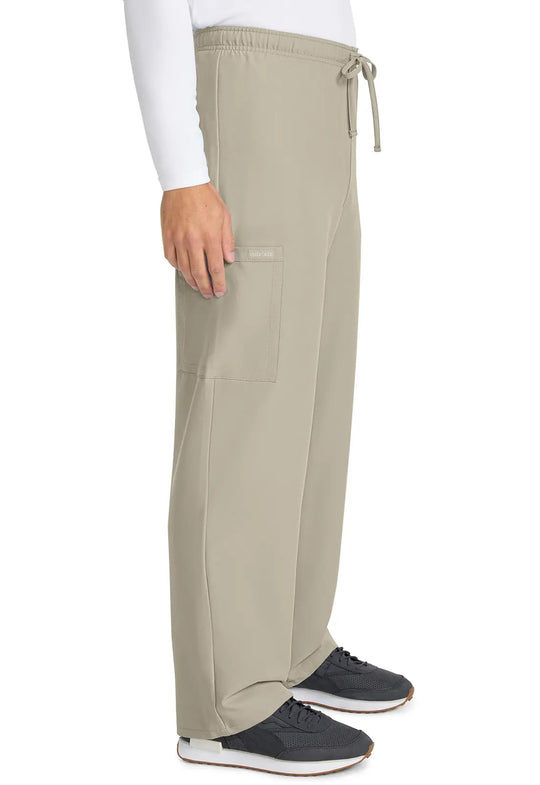 Cherokee Scrubs Unisex Drawstring Straight Leg Pant Khaki | scrub-supply.com