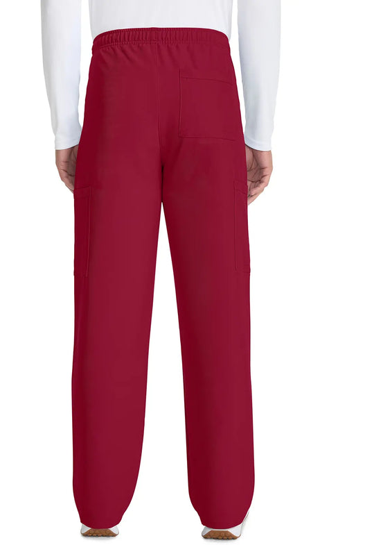 Cherokee Scrubs Unisex Drawstring Straight Leg Pant Red | scrub-supply.com