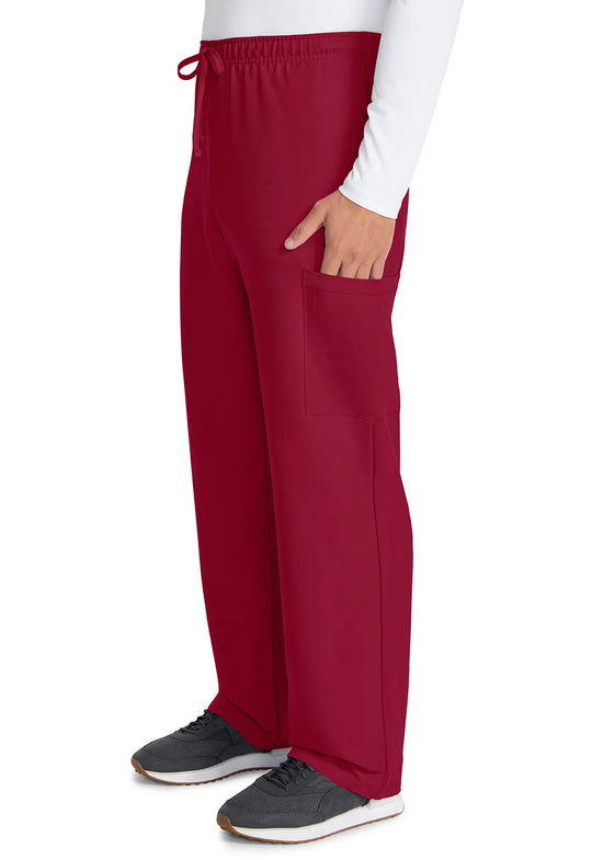 Cherokee Scrubs Unisex Drawstring Straight Leg Pant Red | scrub-supply.com
