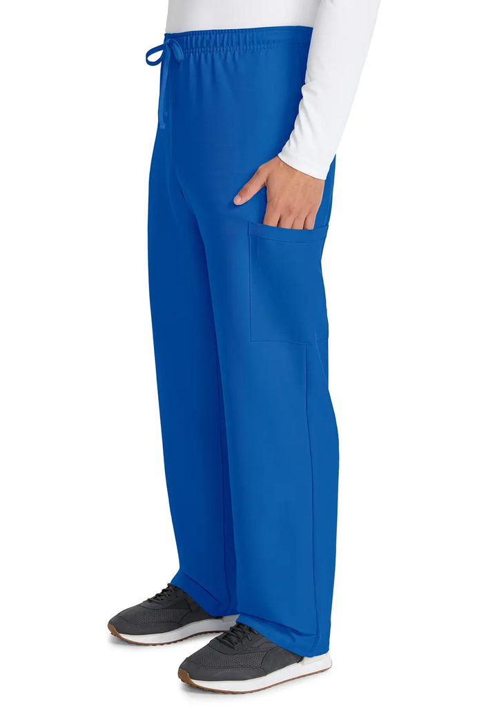 Cherokee Scrubs Unisex Drawstring Straight Leg Pant Royal Blue | scrub-supply.com