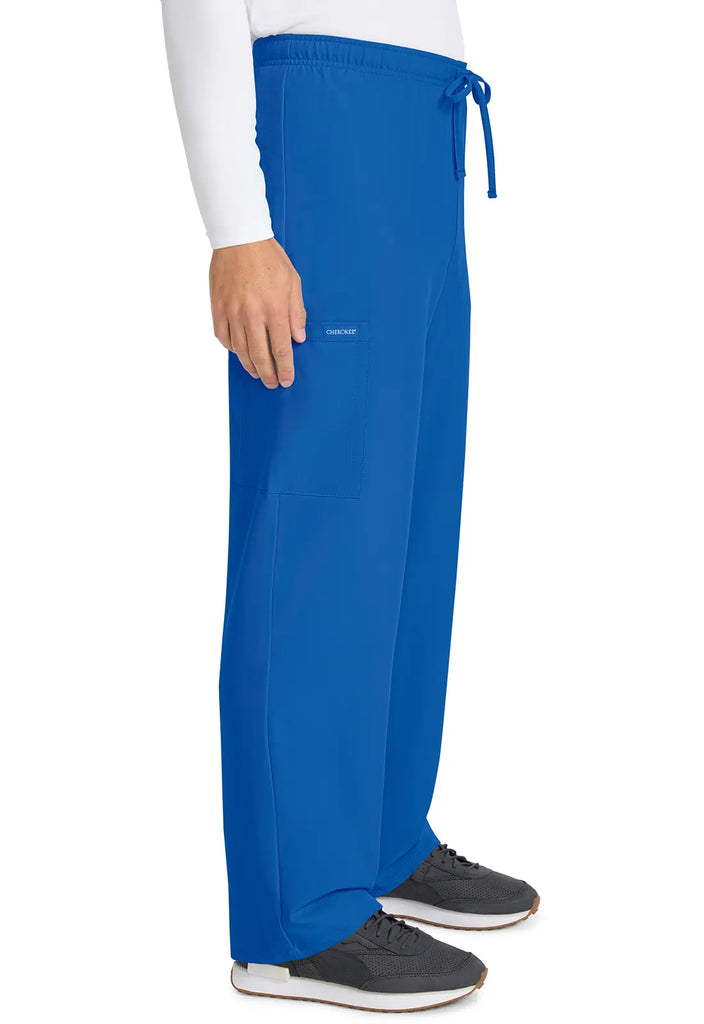 Cherokee Scrubs Unisex Drawstring Straight Leg Pant Royal Blue | scrub-supply.com