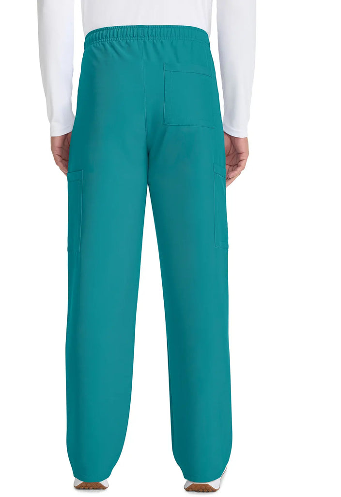 Cherokee Scrubs Unisex Drawstring Straight Leg Pant Teal | scrub-supply.com