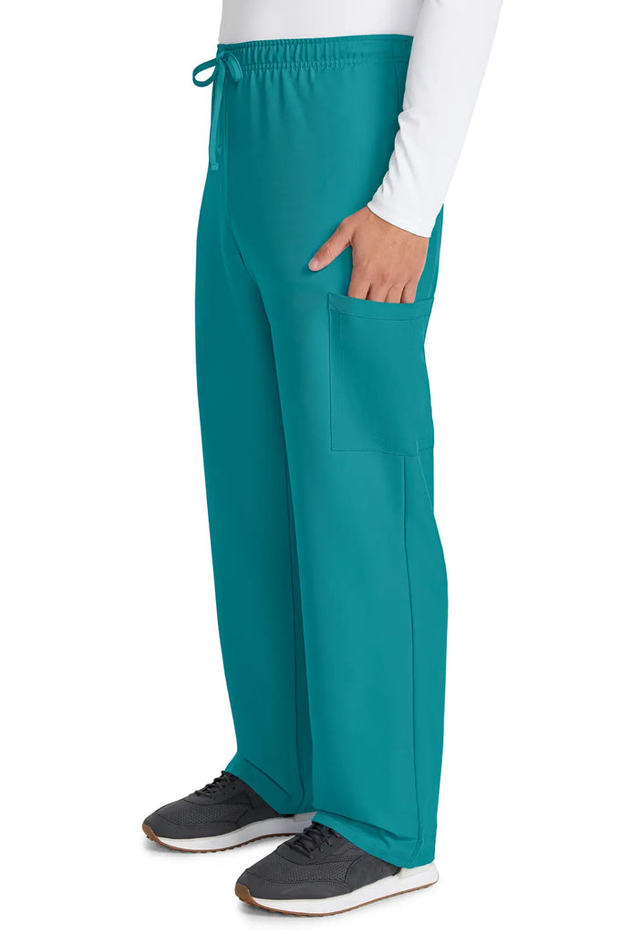 Cherokee Scrubs Unisex Drawstring Straight Leg Pant Teal | scrub-supply.com