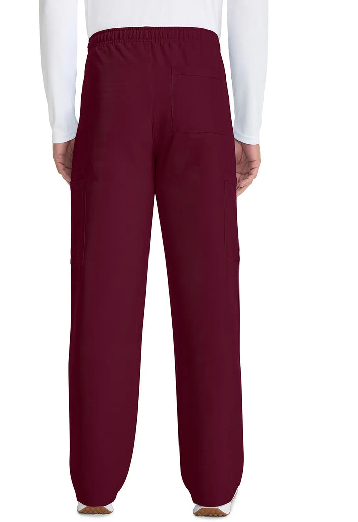 Cherokee Scrubs Unisex Drawstring Straight Leg Pant Wine | scrub-supply.com