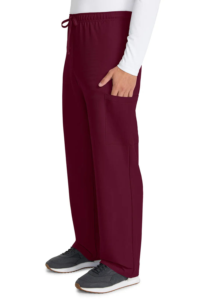 Cherokee Scrubs Unisex Drawstring Straight Leg Pant Wine | scrub-supply.com