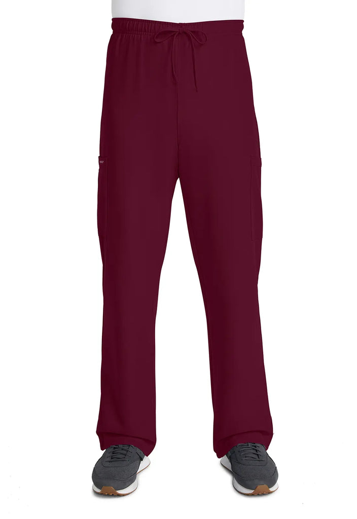Cherokee Scrubs Unisex Drawstring Straight Leg Pant Wine | scrub-supply.com