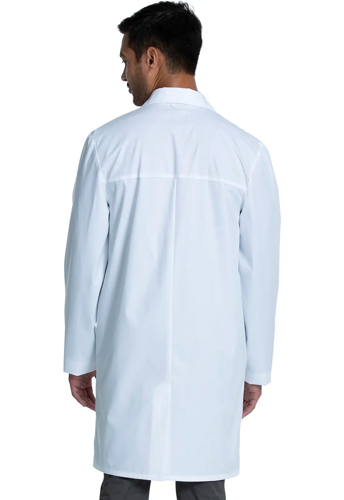 Cherokee Scrubs 38" Men's Lab Coat White | scrub-supply.com