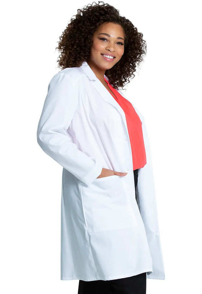 Cherokee Scrubs 37" Lab Coat White | scrub-supply.com