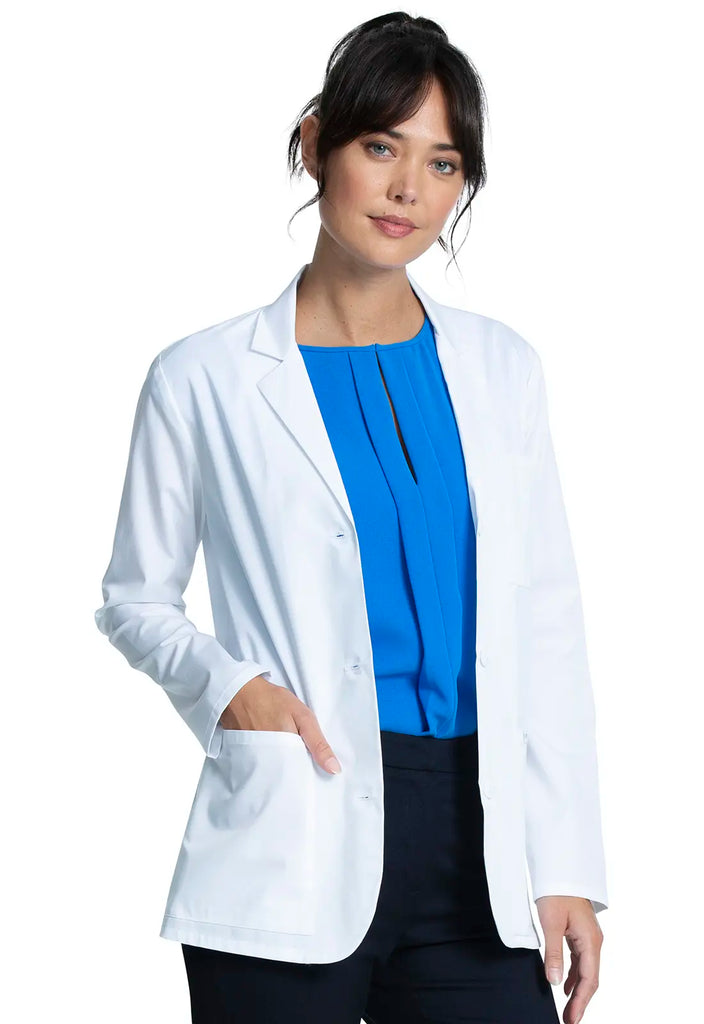 Cherokee Scrubs 28" Consultation Coat White | scrub-supply.com