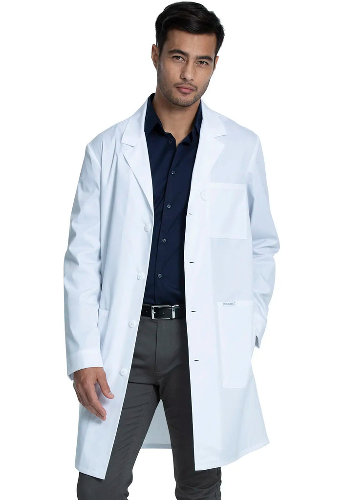 Cherokee Scrubs 38" Unisex Lab Coat White | scrub-supply.com