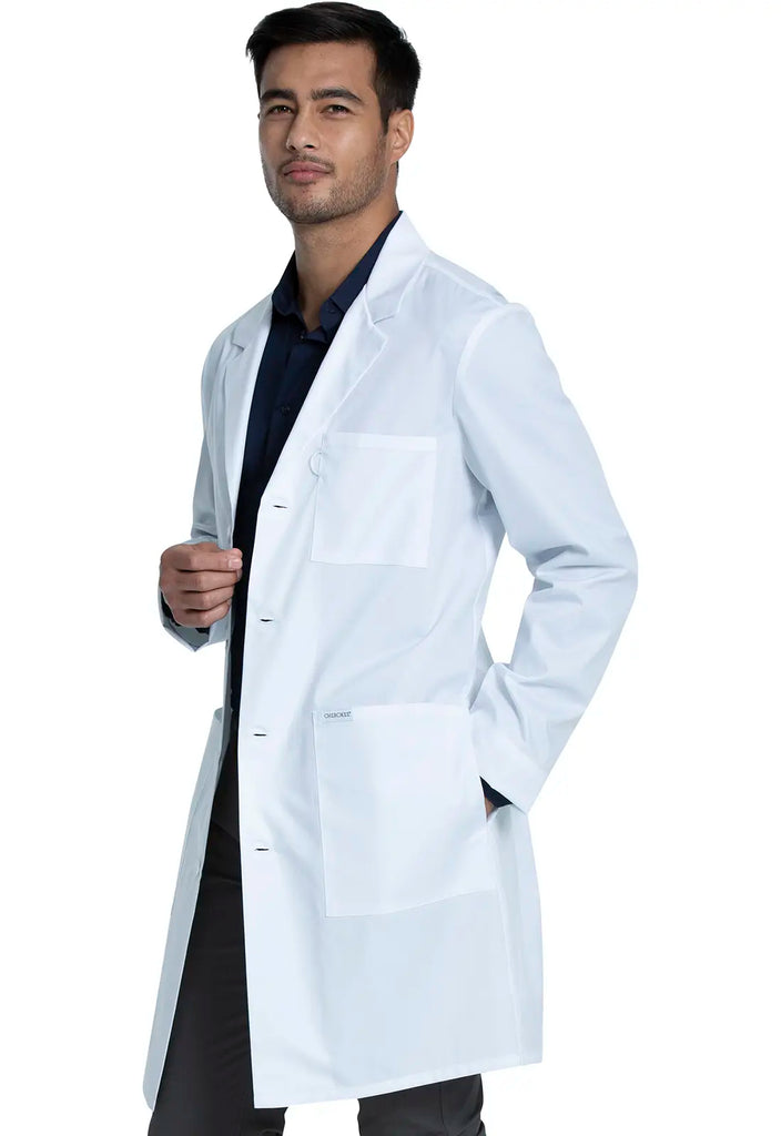 Cherokee Scrubs 38" Unisex Lab Coat White | scrub-supply.com