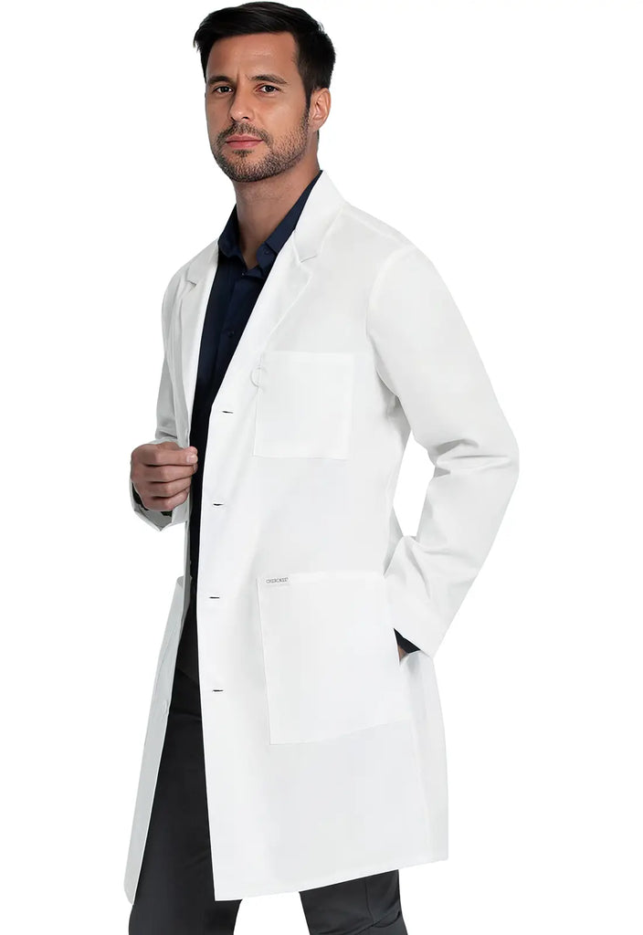 Cherokee Scrubs Unisex 38" Lab Coat White | scrub-supply.com