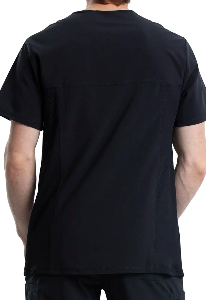 Infinity Scrubs Men's V-Neck Top Black | scrub-supply.com