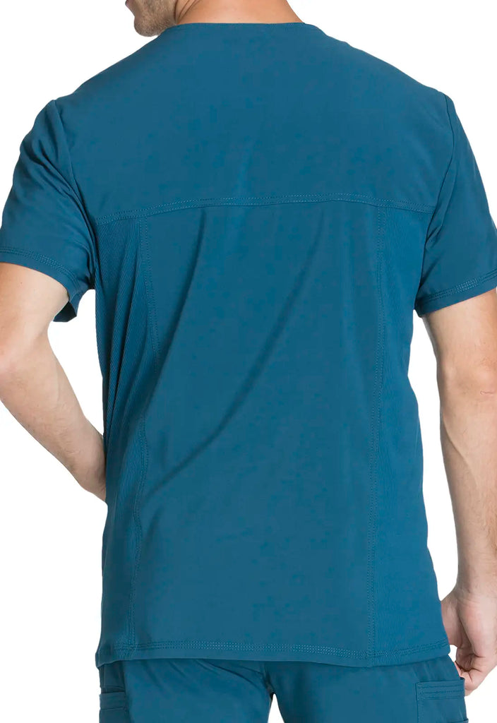 Infinity Scrubs Men's V-Neck Top Caribbean Blue | scrub-supply.com