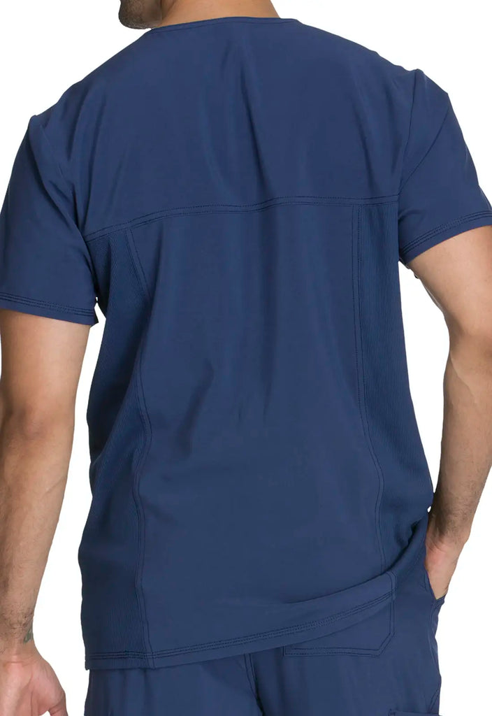 Infinity Scrubs Men's V-Neck Top Navy | scrub-supply.com