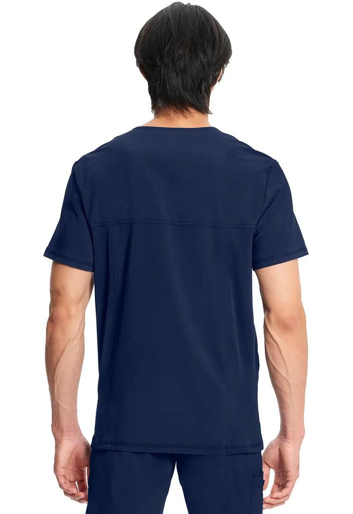 Infinity Scrubs Men's V-Neck Top Navy | scrub-supply.com