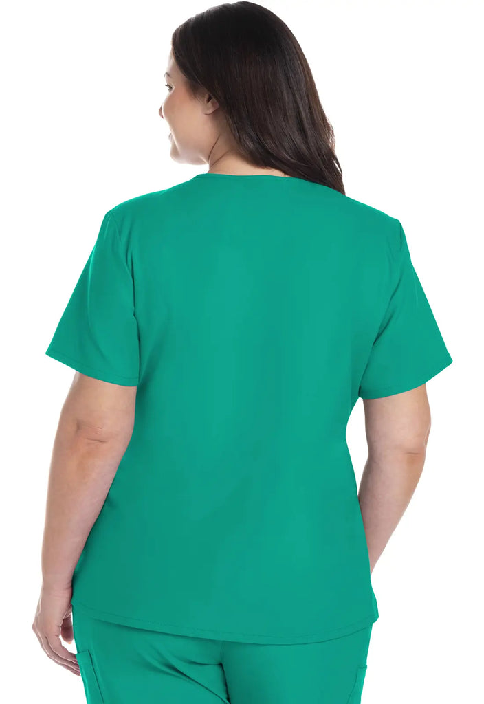Cherokee Scrubs Women's Ultra 2-Pocket V-Neck Top Teal | scrub-supply.com
