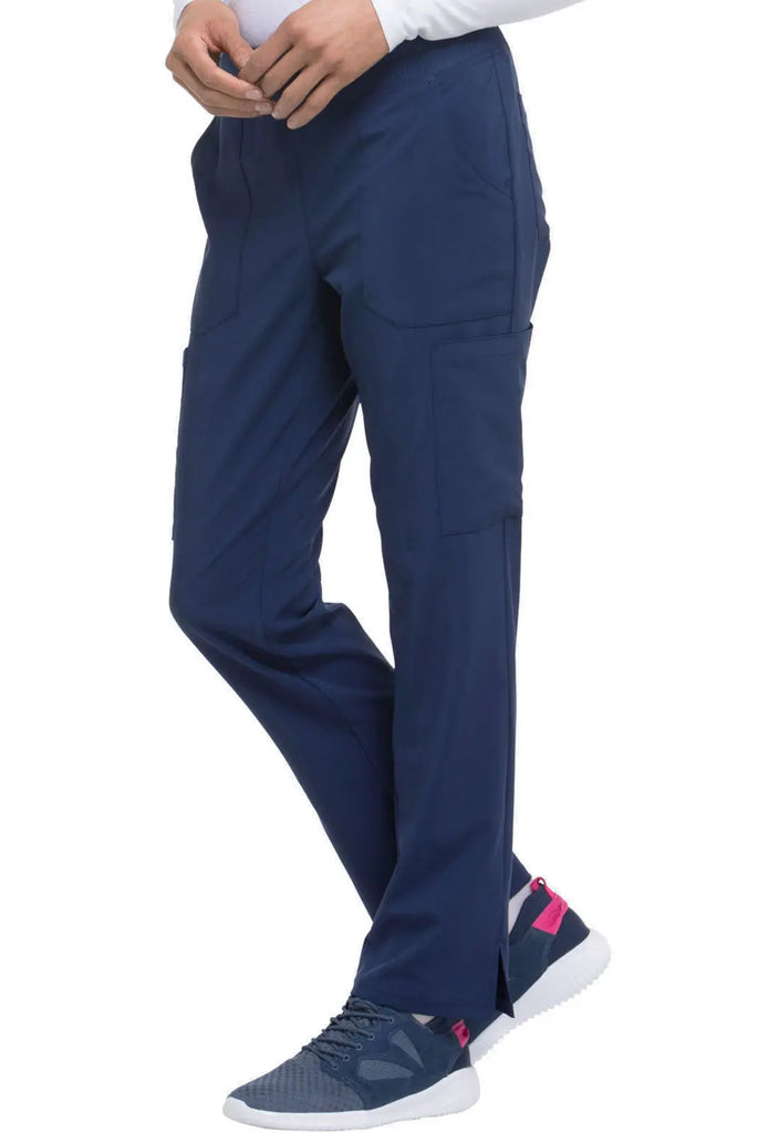 Dickies Scrubs 7-Pocket Natural Rise Tapered Leg Pull-on Pant Navy | scrub-supply.com