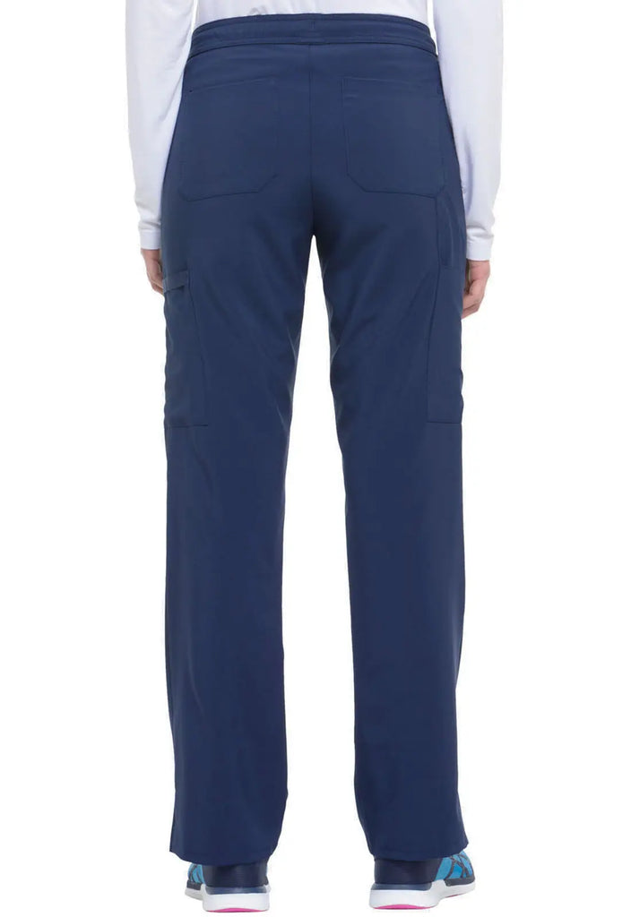 Dickies Scrubs Mid Rise Straight Leg Drawstring Pant Navy | scrub-supply.com