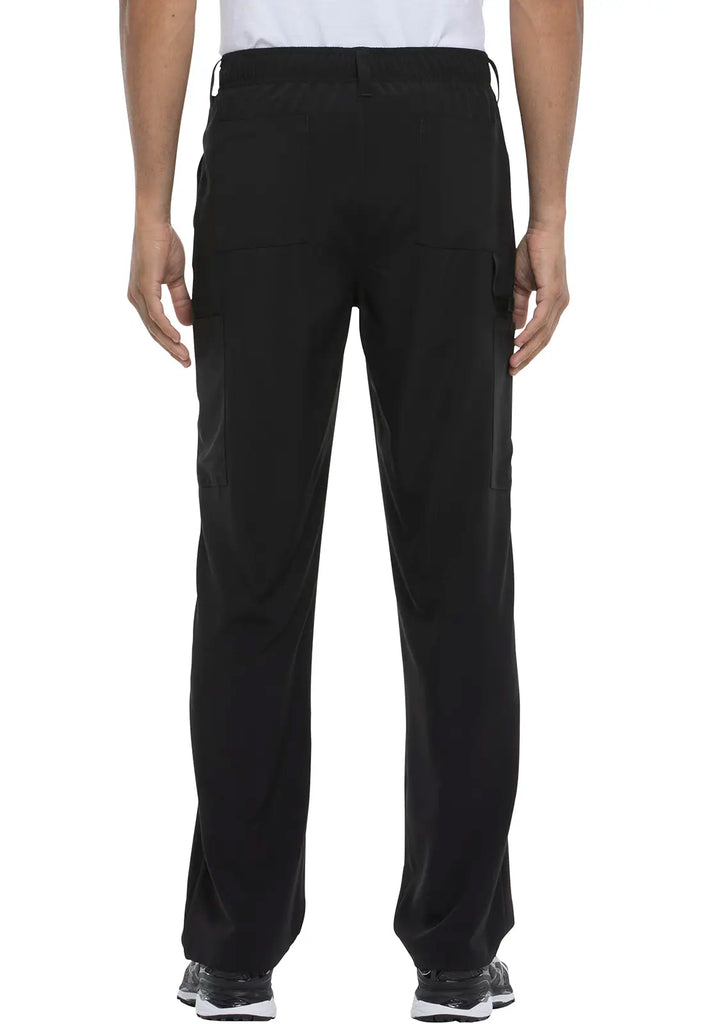 Dickies Scrubs Men's Natural Rise Drawstring Pant Black | scrub-supply.com