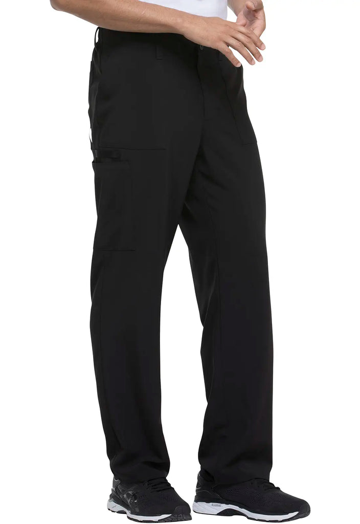 Dickies Scrubs Men's Natural Rise Drawstring Pant Black | scrub-supply.com