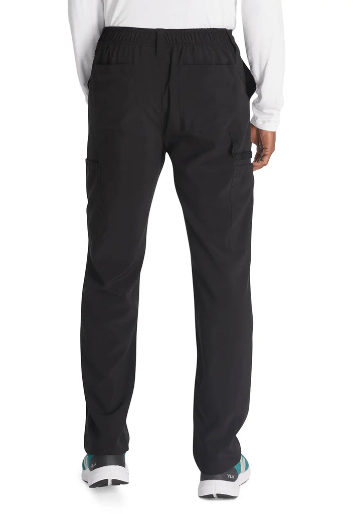 Dickies Scrubs Men's Natural Rise Drawstring Pant Black | scrub-supply.com