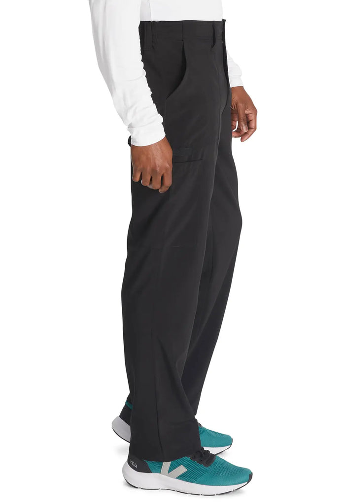 Dickies Scrubs Men's Natural Rise Drawstring Pant Black | scrub-supply.com