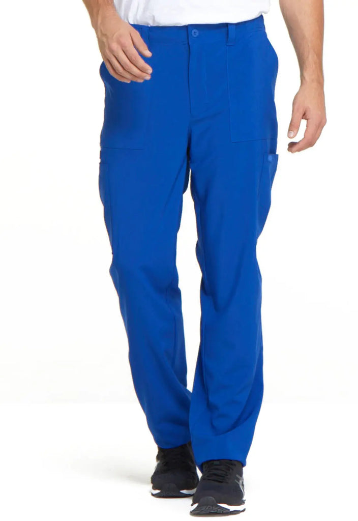 Dickies Scrubs Men's Natural Rise Drawstring Pant Galaxy Blue | scrub-supply.com