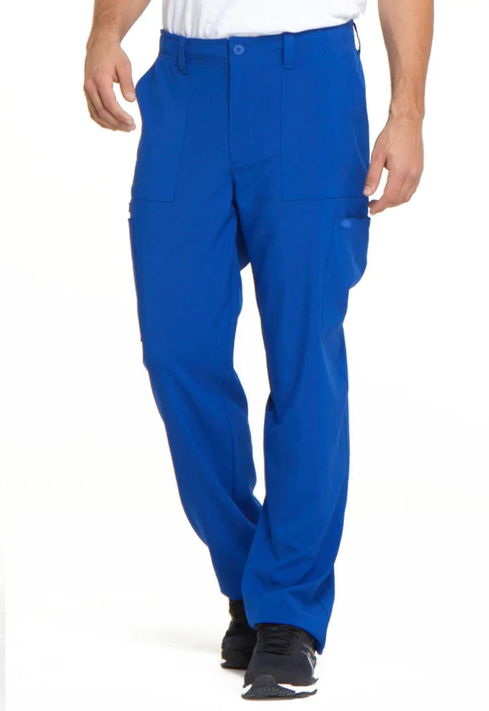 Dickies Scrubs Men's Natural Rise Drawstring Pant Galaxy Blue | scrub-supply.com