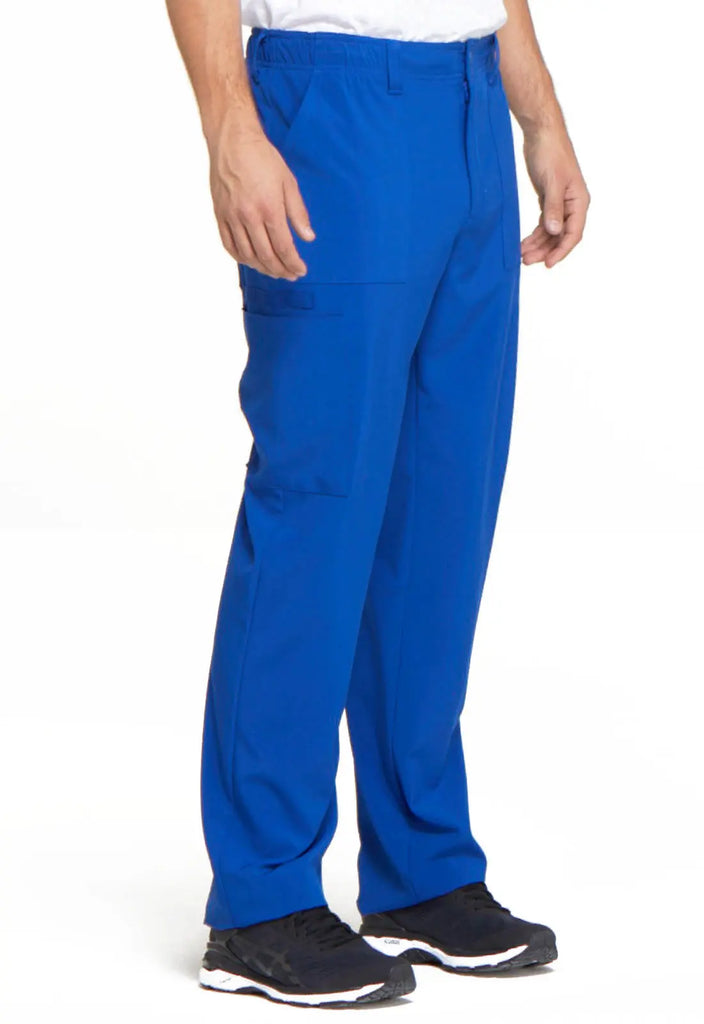 Dickies Scrubs Men's Natural Rise Drawstring Pant Galaxy Blue | scrub-supply.com