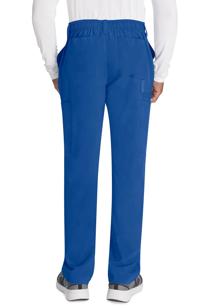 Dickies Scrubs Men's Natural Rise Drawstring Pant Galaxy Blue | scrub-supply.com