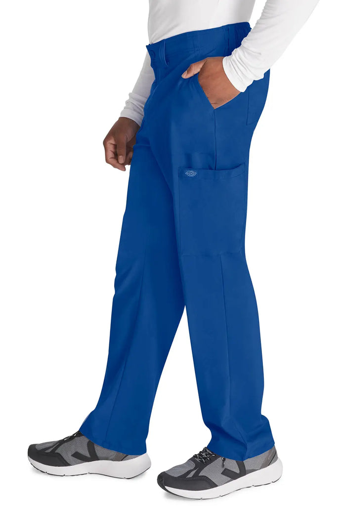 Dickies Scrubs Men's Natural Rise Drawstring Pant Galaxy Blue | scrub-supply.com