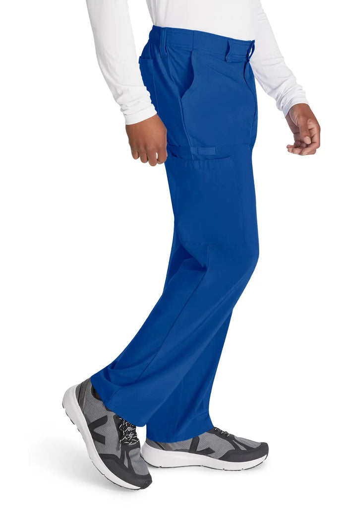 Dickies Scrubs Men's Natural Rise Drawstring Pant Galaxy Blue | scrub-supply.com