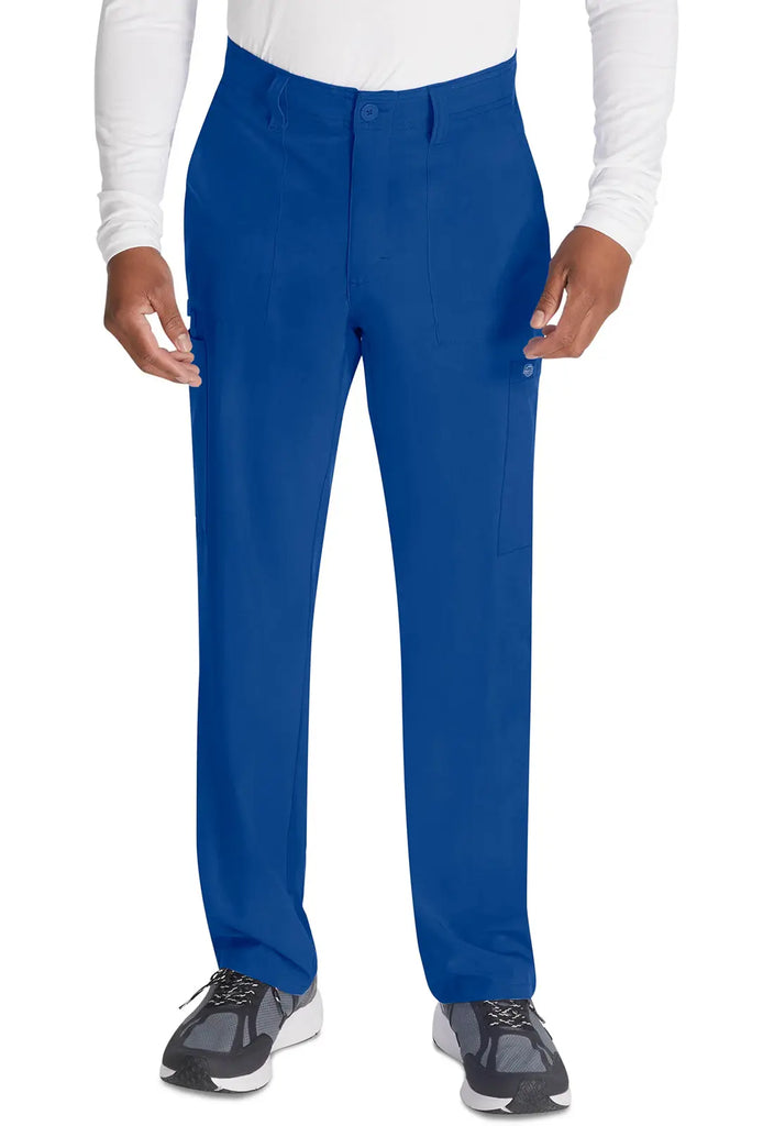 Dickies Scrubs Men's Natural Rise Drawstring Pant Galaxy Blue | scrub-supply.com